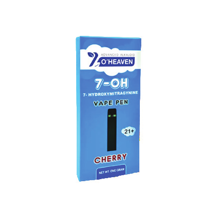 O'Heaven 7-OH vape pen, cherry flavor